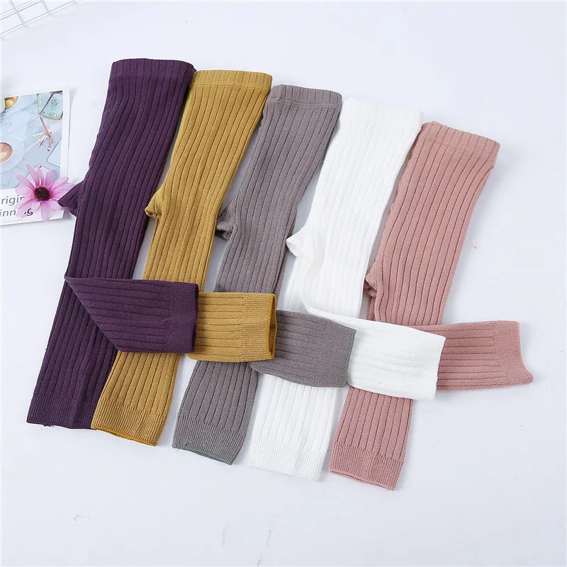 0-3T Newborn Baby Tight Autumn Winter Warm Infant Tights For Girls Solid Pantyho