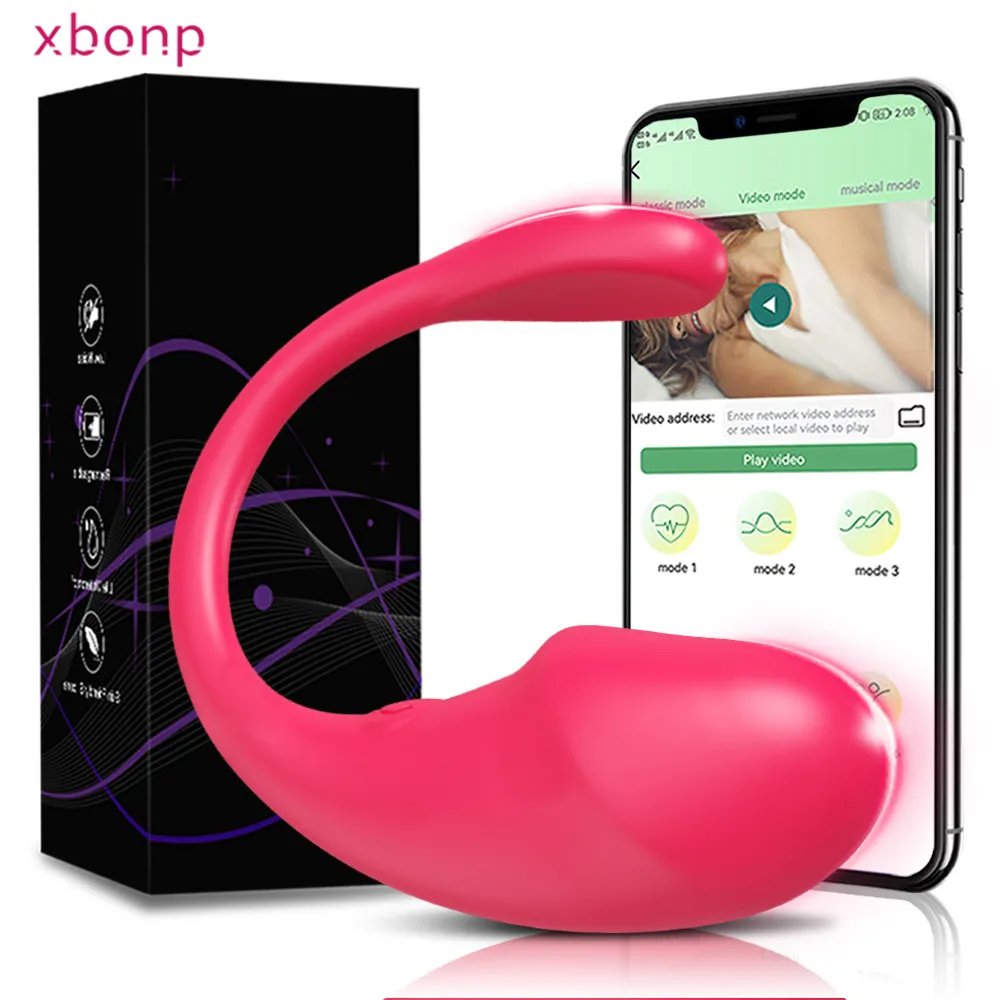 Wireless Bluetooth G Spot Dildo Vibrator for Women APP Remote Control Wear Vibra