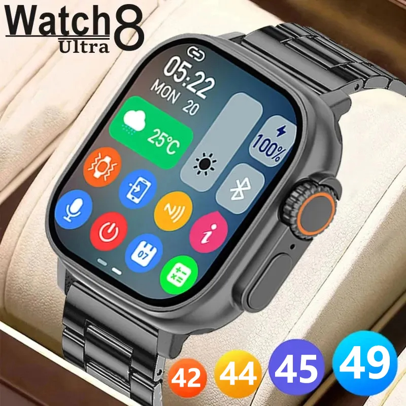 Stainless Steel Strap For Apple Watch Band Ultra 49mm 45mm 44mm 41mm 40mm Metal 