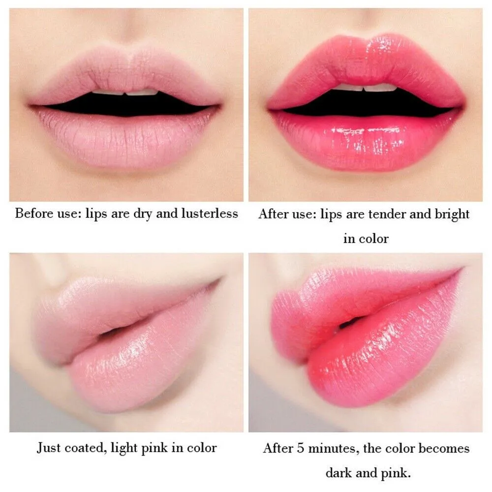 1 Pcs Aloe Vera Magic Lip Balm Color Change Natural Moisture Lipstick Temperatur