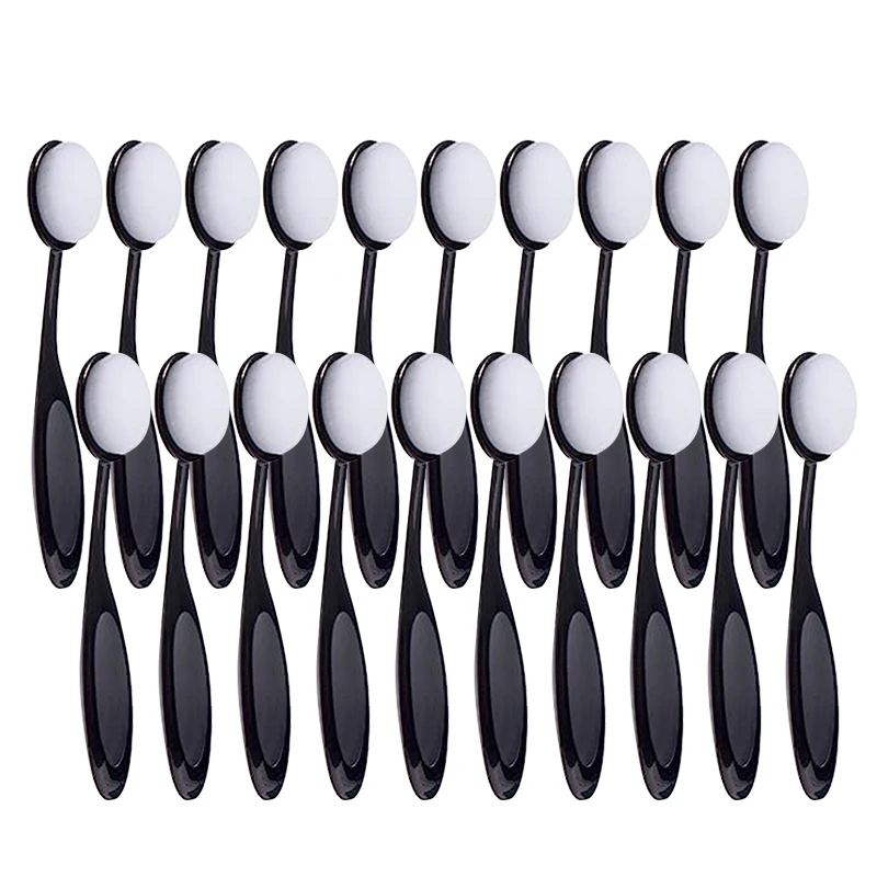 10/20/50pcsSmooth Blending Brushes Drawing Painting Brushes Flat Kit for DIY Scr