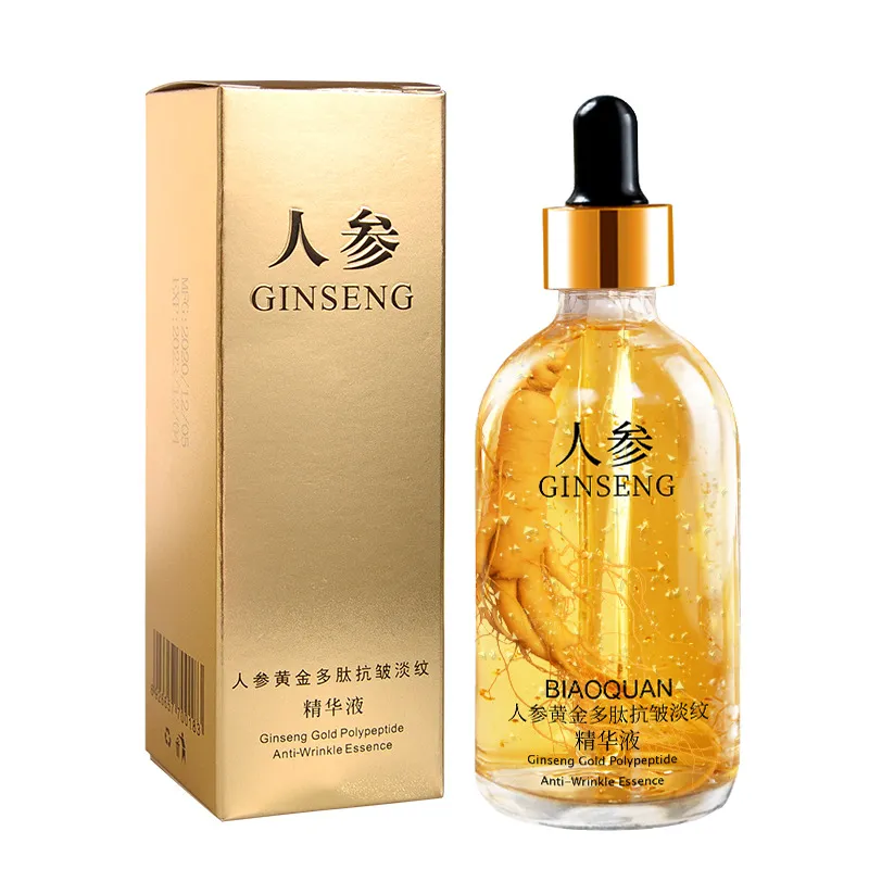 100ml Gold Ginseng Face Essence Polypeptide Anti-wrinkle Lightning Moisturizing 