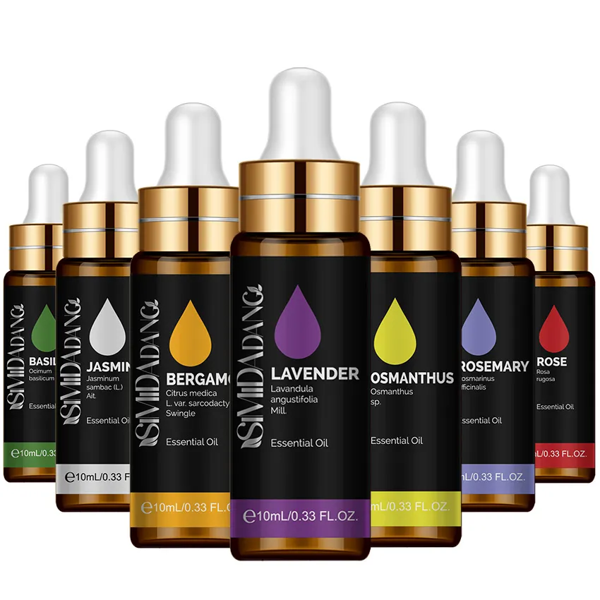 10ml Pure Plant Essential Oil For Humidifier Diffusers Mint Lavender Tea Tree Ro