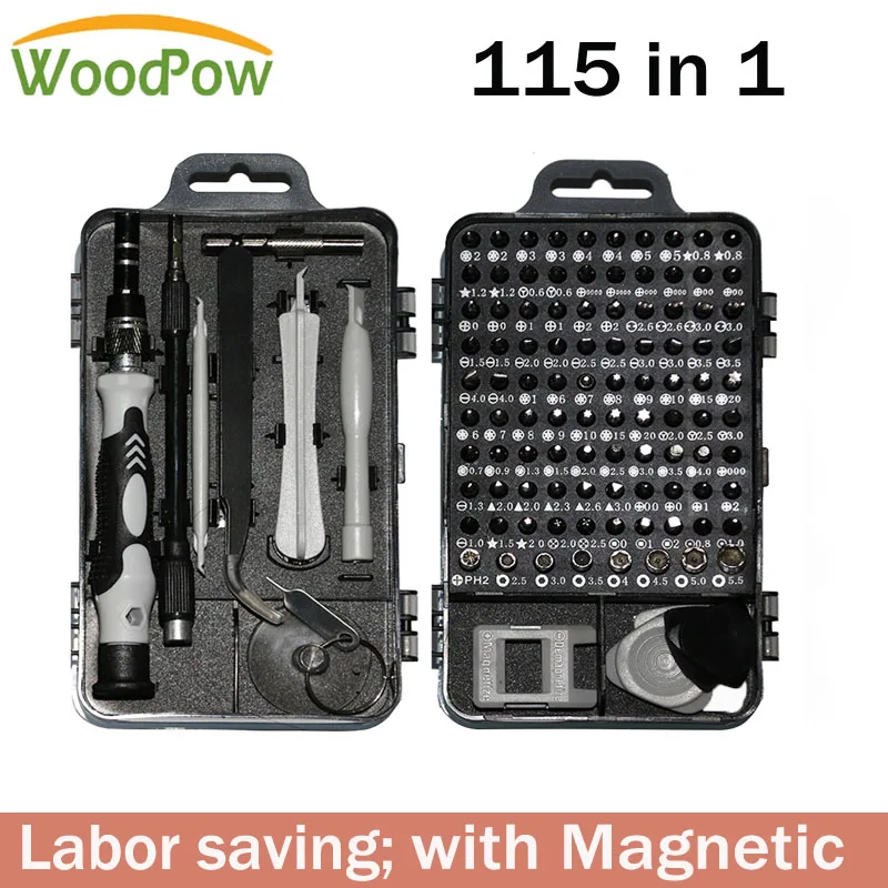 115 in 1Multifunctional Screwdriver Set Computer PC Mobile Phone Equipment Repai