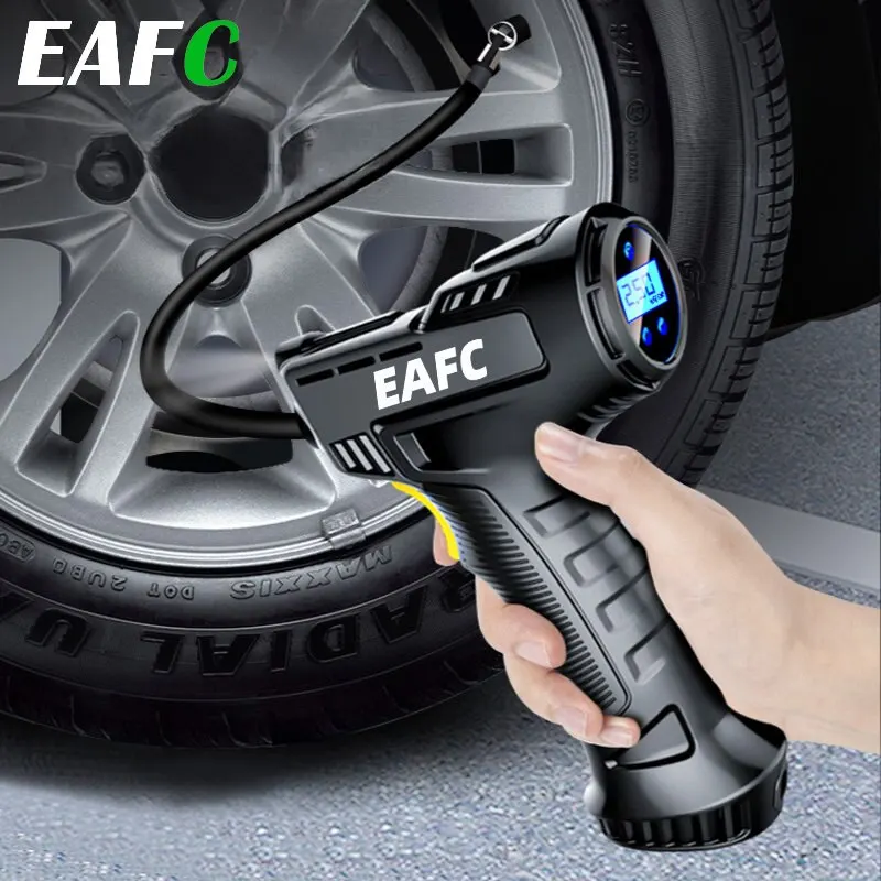 120W Handheld Air Compressor Wireless/Wired Inflatable Pump Portable Air Pump Ti