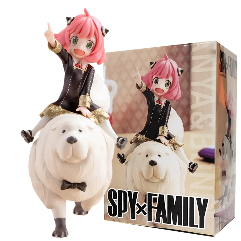 14cm SPY×FAMILY Anya Anime Figure Bond Anya Forger Action Figures Kawaii Girl Ri