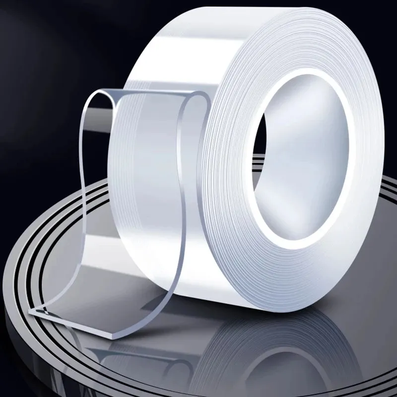 1M/2M/3/5M Nano Tape Double Sided Tape Transparent NoTrace Reusable Waterproof A