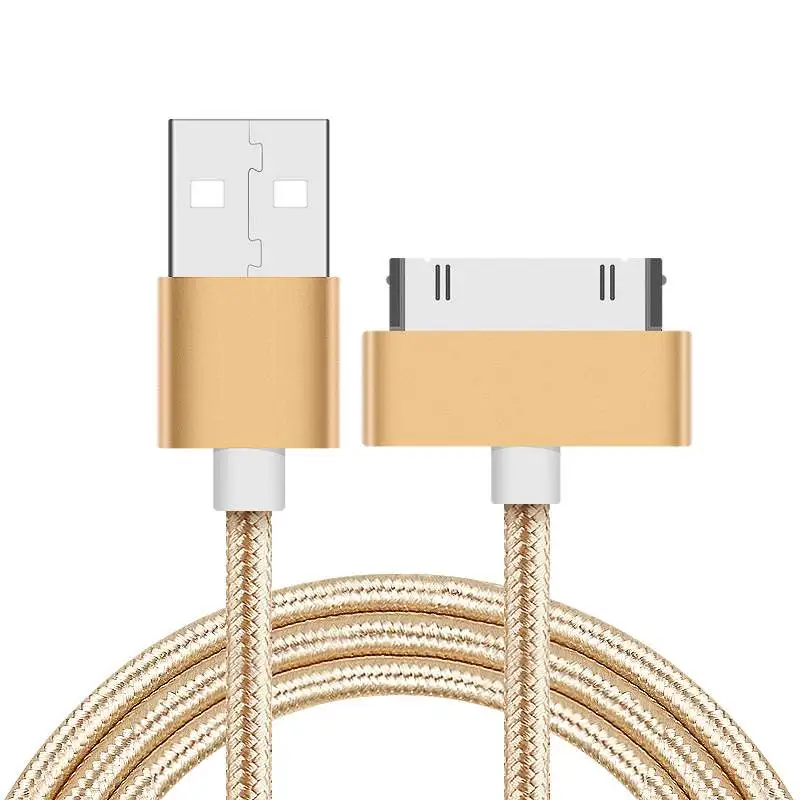 1M 2M USB Cable Fast Charging for iPhone 4 4s 3GS 3G iPad 1 2 3 iPod Nano touch 