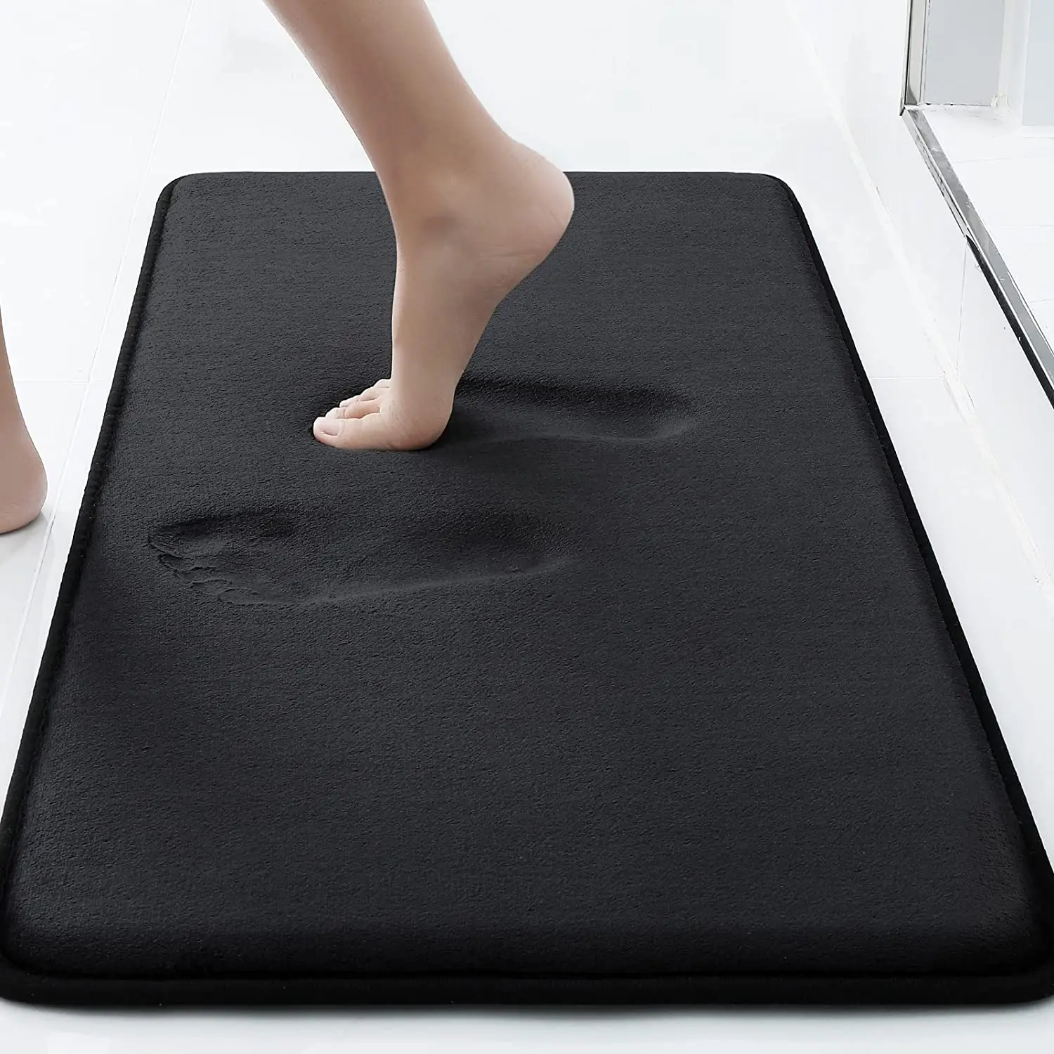 1pc Memory Foam Bath Mat Rug Comfortable Soft Super Water Absorption Machine Was