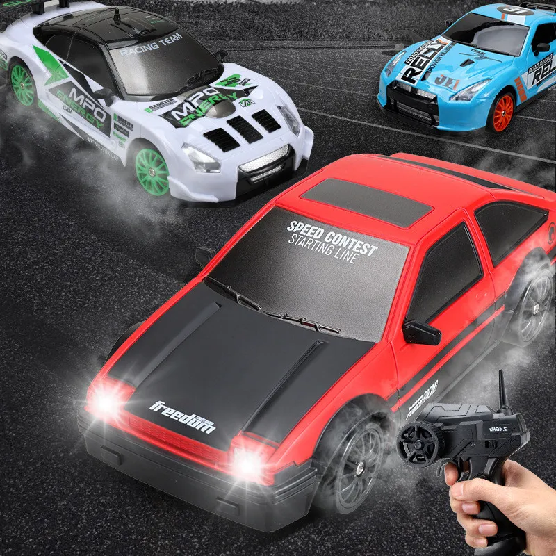 2.4G Drift Rc Car 4WD RC Drift Car Toy Remote Control GTR Model AE86 Vehicle Car