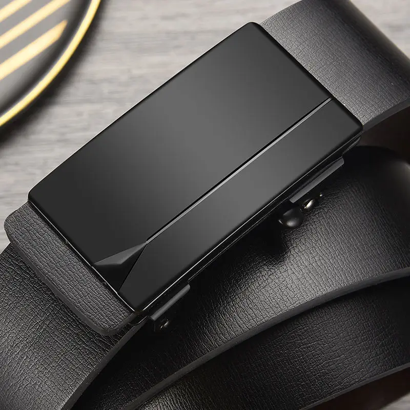 new men's Belt fashion Belt men's high quality toothless automatic buckle Casual