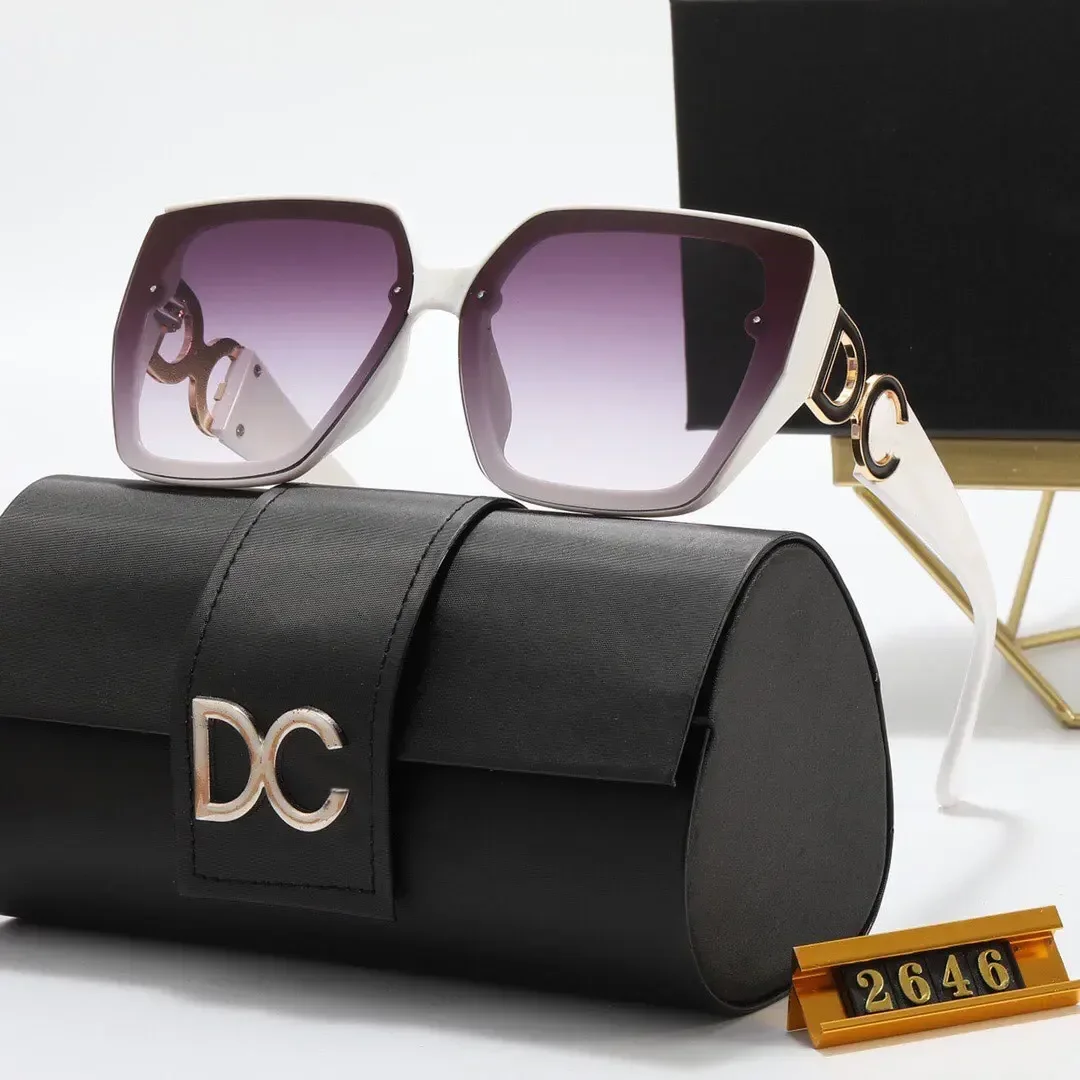 New Fashion Sunglasses Luxury Brand Designer Women Retro Square Big Frame Sungla