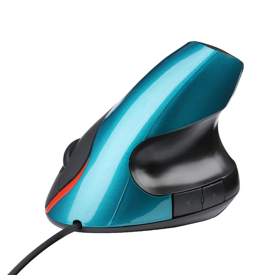 Ergonomic Vertical Mouse USB Plug Wired Right Hand Computer Gaming Mice 1.5m Lin