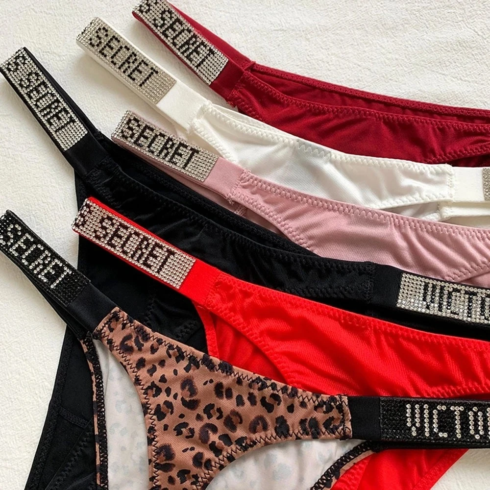 Women's Underwear, Smooth Low-Waisted Sexy Women's Thong, Attractive, Breathable