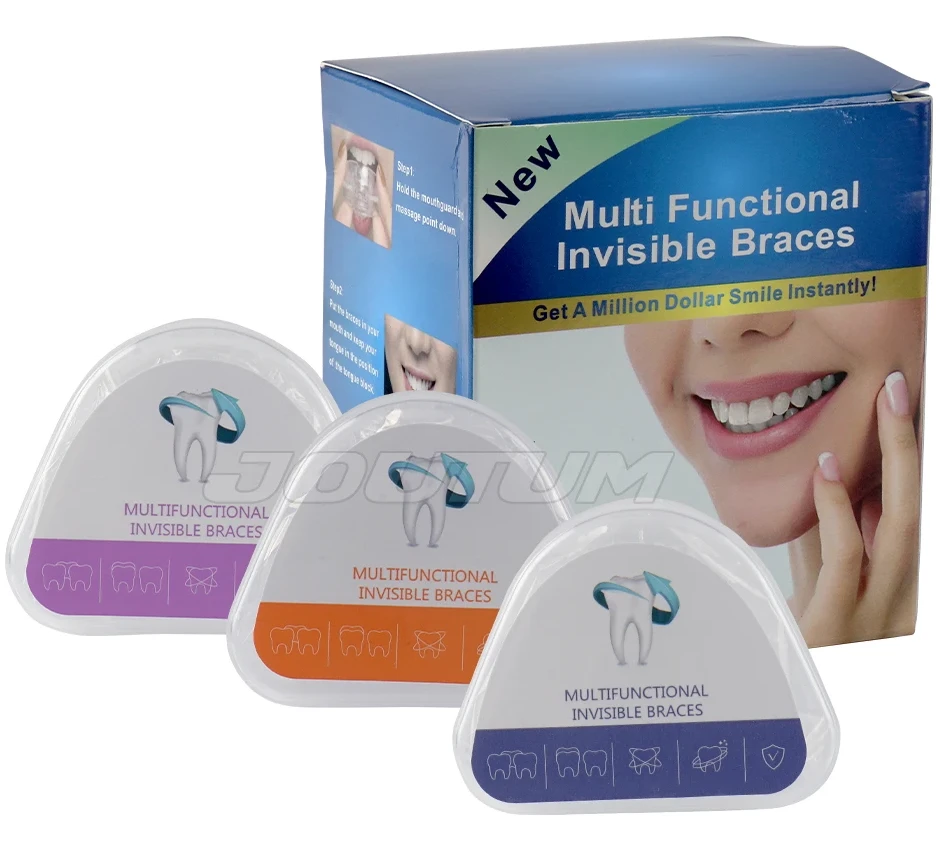 Dental Braces Orthodontic Braces 3Phases Teeth Straightener Instanted Silicone T