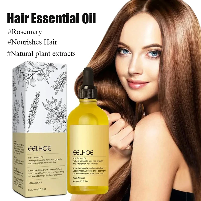 60ml Rosemary Dense Hair Essential Oil Veganic Lavender Repair Hairs Damage Prev