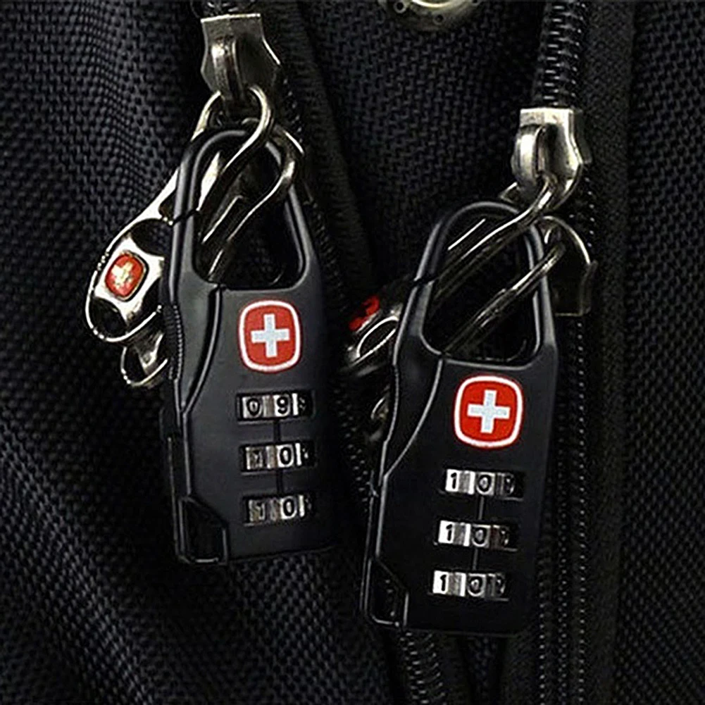 Cross Symbol Combination Safe Code Mini Padlock Luggage Travel Number Lock for O