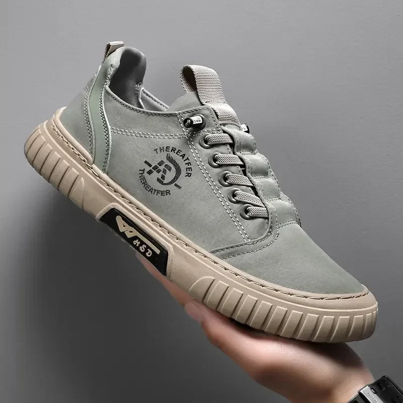 Men's Casual Shoes Breathable Black Sneakers Fashion Driving Walking Tennis Shoe
