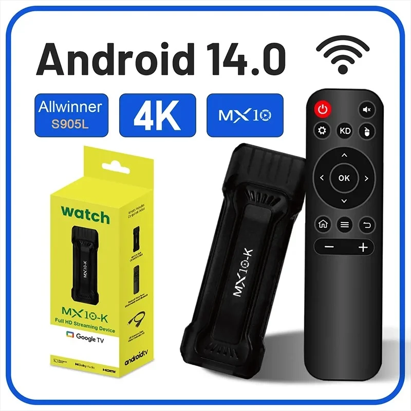 Ultra HD MX10-K TV Box TV Stick Rockchip allwinner 905L Quad Core A53 Video 4K D
