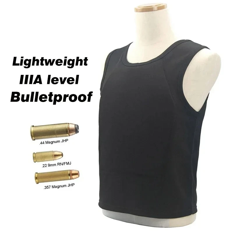 Bulletproof Vest Clothes IIIA Level Ultra-comfortable Lightweight Concealed Hidd
