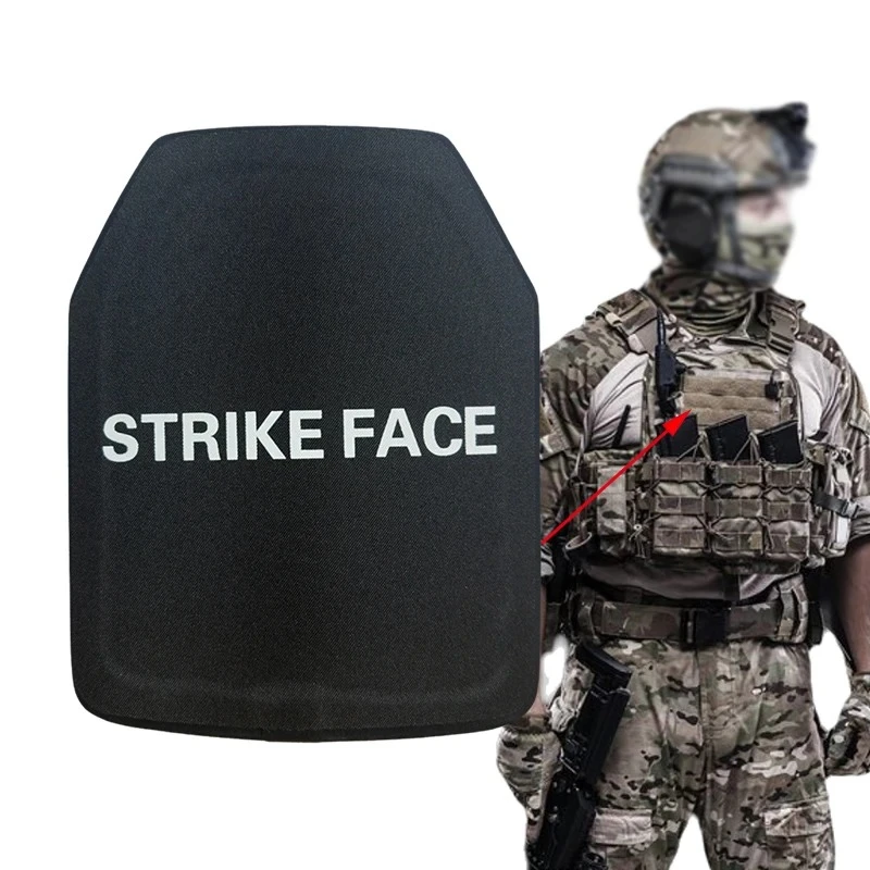NIJ Class III Pure PE Bulletproof Plate 25X30CM Class 3 Bulletproof Plate Tactic