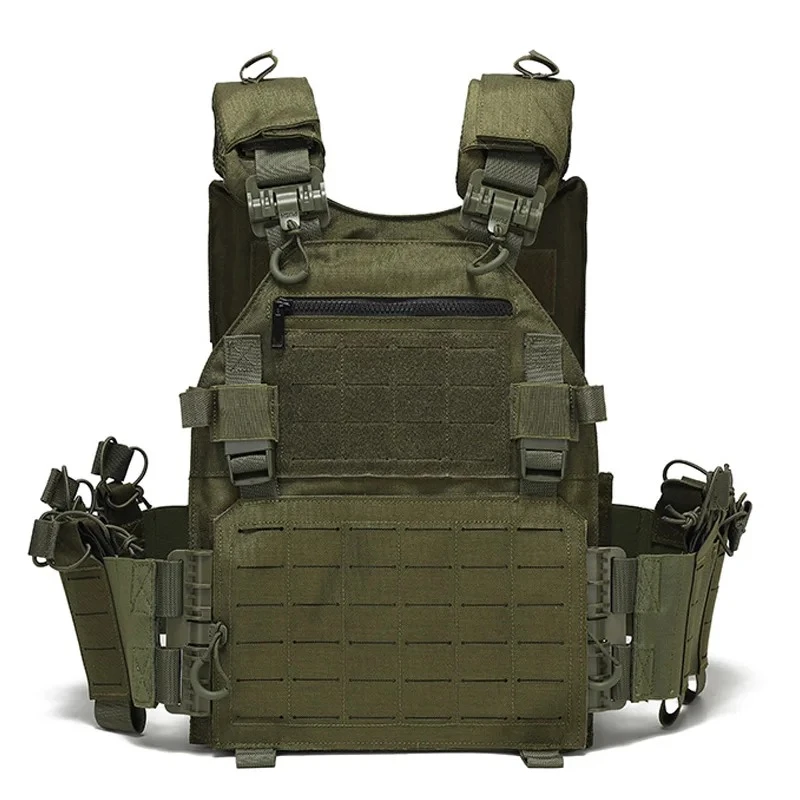 Outdoor training vest multi-functional MOLLE expansion convenient quick release 