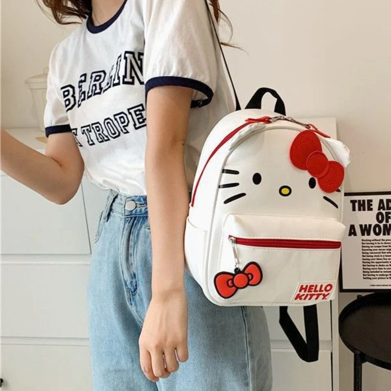 College Style 2D Cartoon Katie Cat Backpack Student Backpack Yugui Dog Small Sch