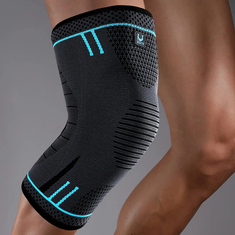 1 Pcs Compression Knee Support Sleeve Elastic Breathable Knee Pads Brace Springs