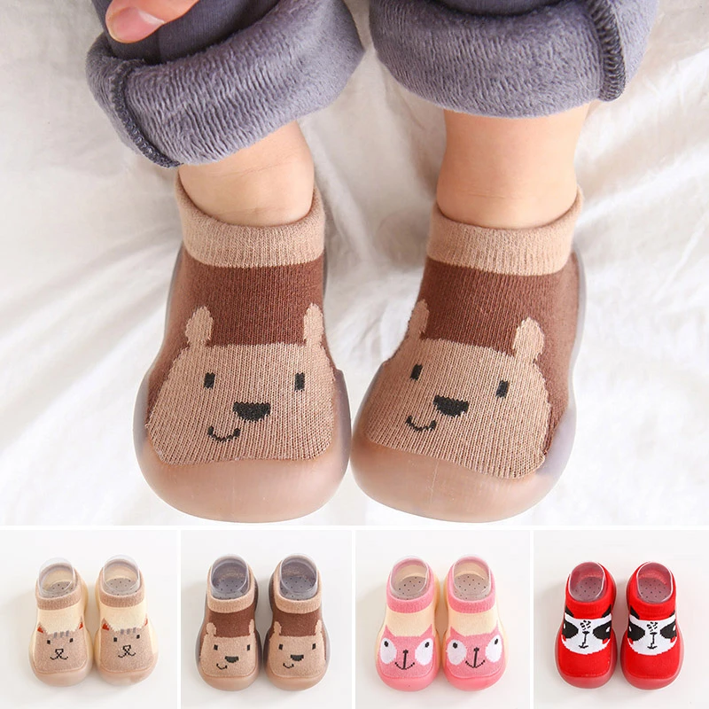 Anti Slip Baby Walking Shoes Cute Cartoon Kids Sneakers Lightweight Children Soft Soled Shoes Summer Indoor Newborn First Walker