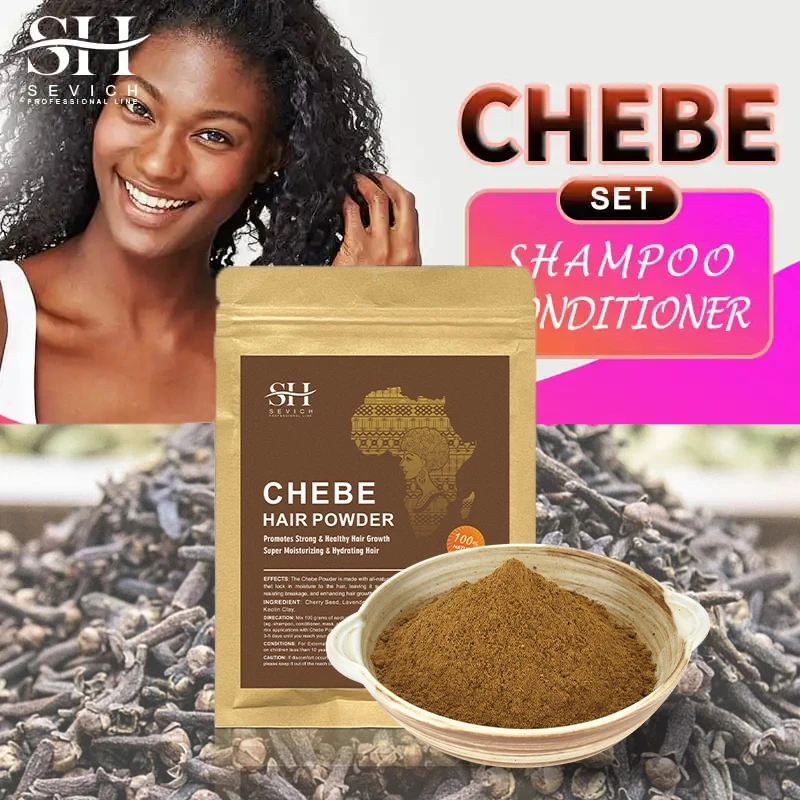 100g Chebe Powder From Chad 100% Natural Hair Regrowth 2 Month Super Fast Hair Growth Treatment Get Rid of Wigs