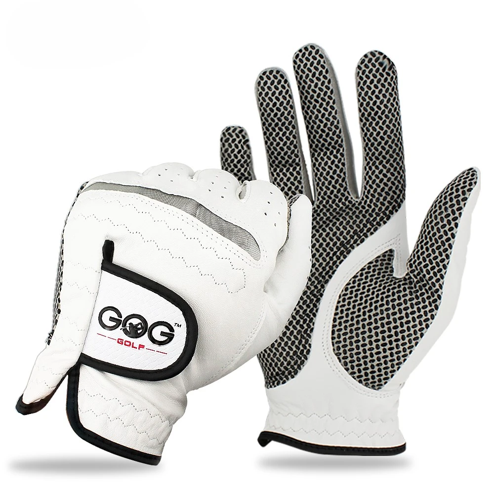 1 Pcs/Set Golf Gloves Pure Sheepskin Genuine Leather Men Golf Glove Soft Breathable With Anti-Slip Granules Left/Right Hand
