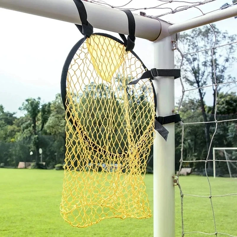 Soccer Aiming Net Beginner Football Training Shooting Target Youth Kick Bins Practice Equipment Goal Sports Club Storage Bag