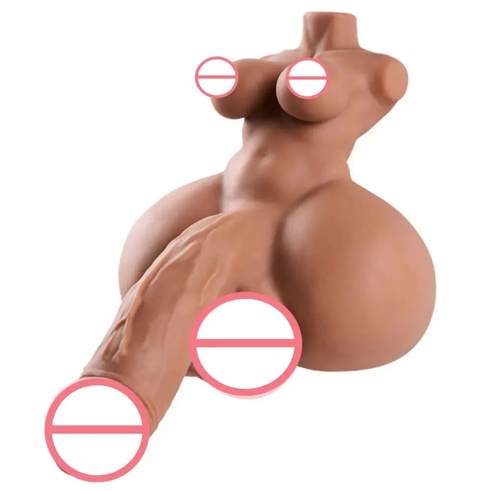 Sheman Dildo Torso Sex Toy for Women Masturbation Men Realistic Vagina Anal Butt Huge Penis Cock Dick Female Masturbator Doll