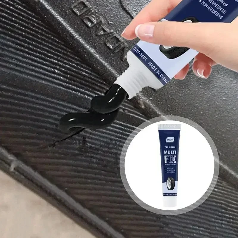 Tire Repair Glue Strong Rubber Wear-resistant Non-corrosive Adhesive Tire Sealing Bonding Glue Car Tire Repair Sealant