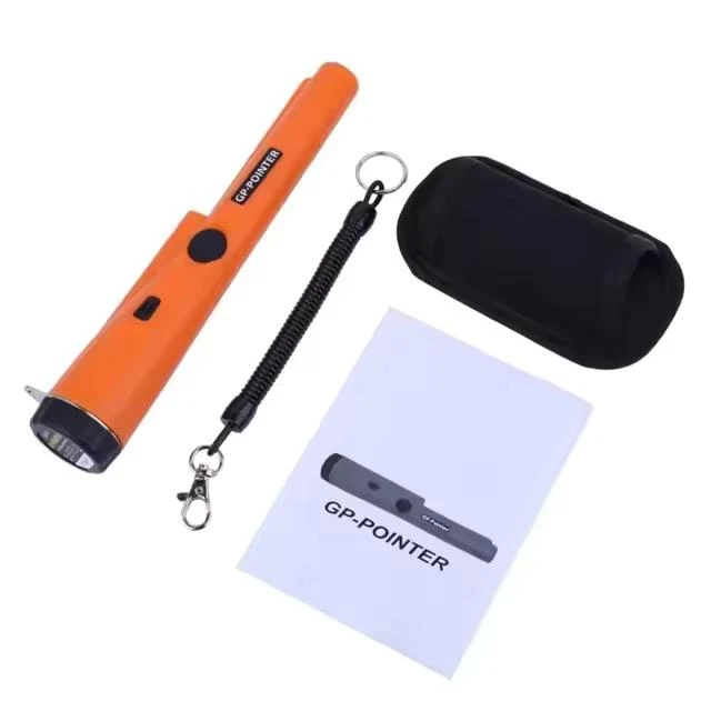High-quality portable metal detector waterproof probe rod depth detection gold coin metal belt rope-dropping prevention