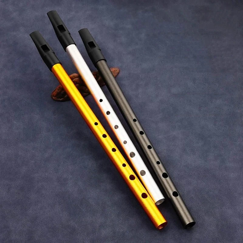 1PC Authentic Irish Whistle Flute C/D Key Tin Penny Whistle With 6 Holes Perfect Traditional Irish Music Musical Instrument