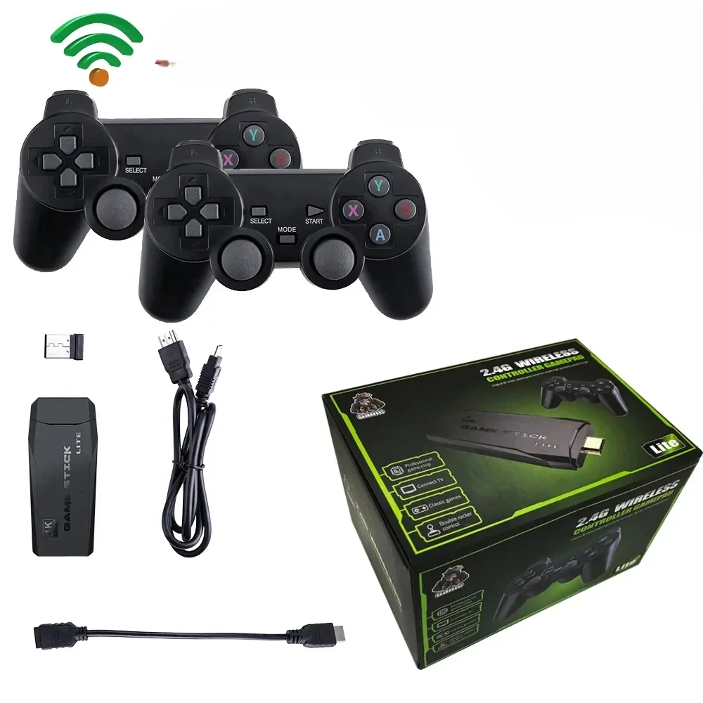 4K HD Video Game Console 2.4G Double Wireless Controller Game player M8 20000 Games 64GB Retro Games Boy ideal Christmas Gifts