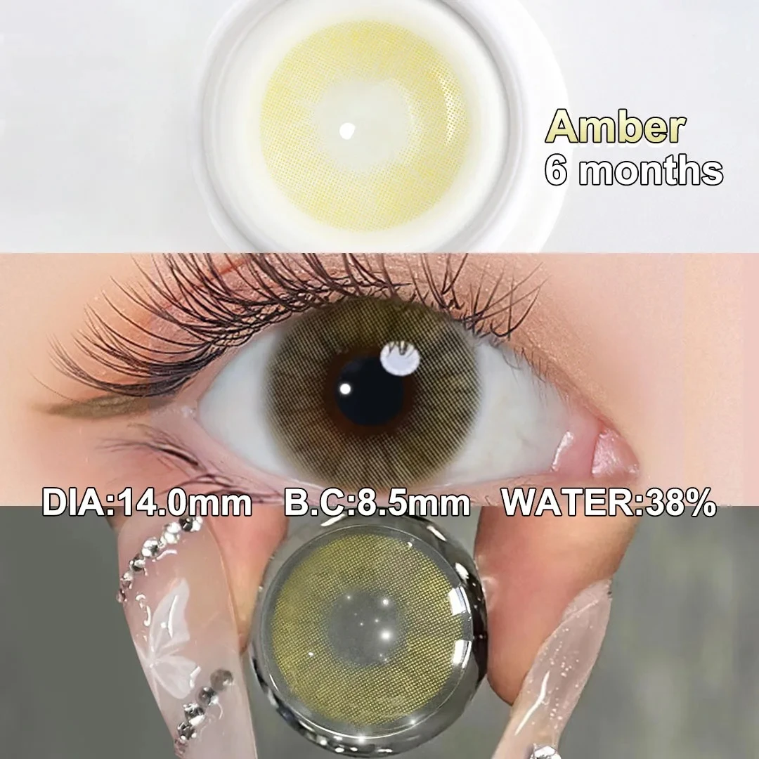 FR/ES Warehouse 5-Day Magister Queen Colored Contact Lenses Natural Eye Color Soft Cosmetic Lenses Beauty Pupils With Lens Case