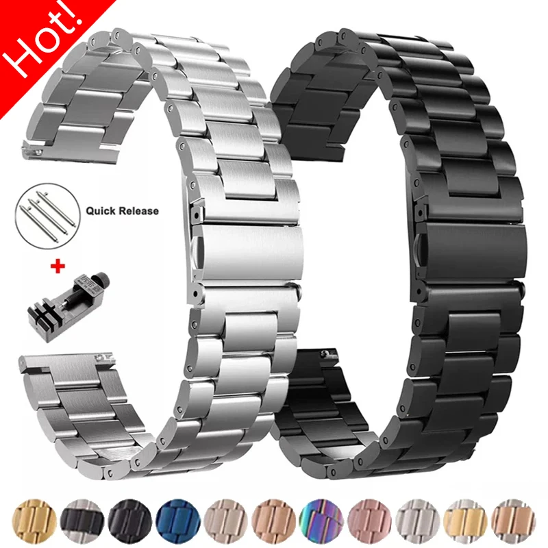 22mm 20mm Strap for Samsung Galaxy Gear S3 Watchband 6 5 4 6Classic Active2 Stai