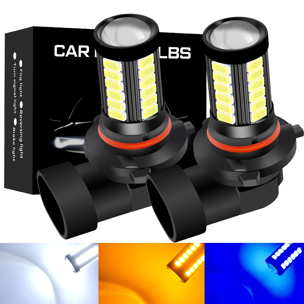 2x Car Fog Lamp H11 Led Lamp H7 9005 HB3 9006 HB4 H9 H8 H16 PSX24W PSX26W P13W W