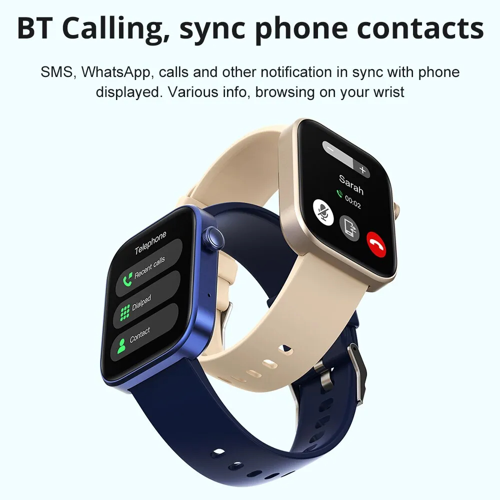 COLMI P71 Voice Calling Smartwatch Men Health Monitoring IP68 Waterproof Smart N