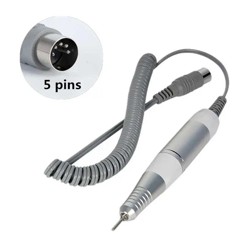 35000rpm 5Pins Electric Nail Drill Machine Handle Handpiece Pedicure Replacement