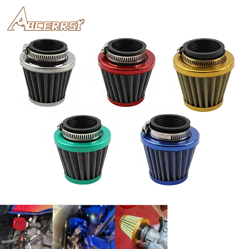 38mm Universal ATV UTV Motorbike Air Filter Intake Induction Kit For GY6 50cc 11