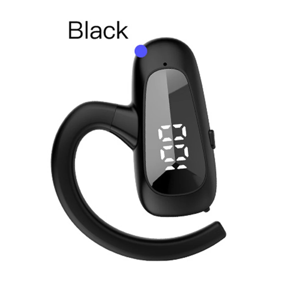 Wireless Bluetooth-compatible5.2 Single Ear Earbuds Digital Display Ultra Long S