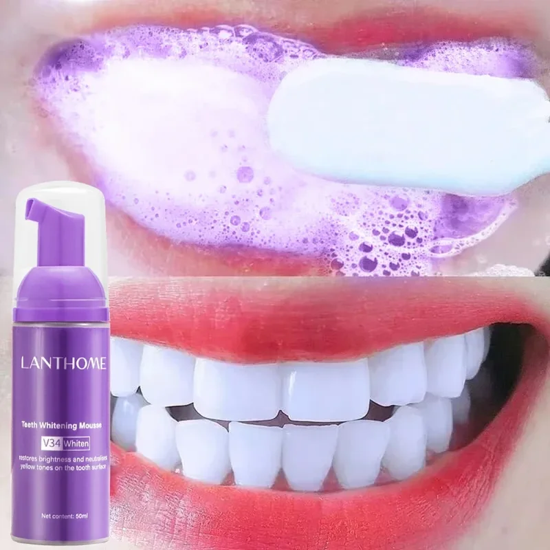 Toothpaste Teeth Whitening Removing Yellow Teeth Cleaning Tooth Stain Oral Fresh