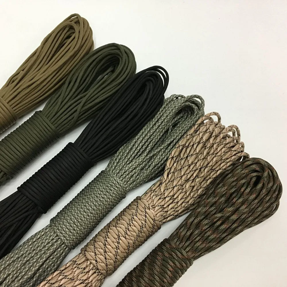 550 Military Paracord 7 Strand 4mm Tactical Parachute Cord Camping Accessories O