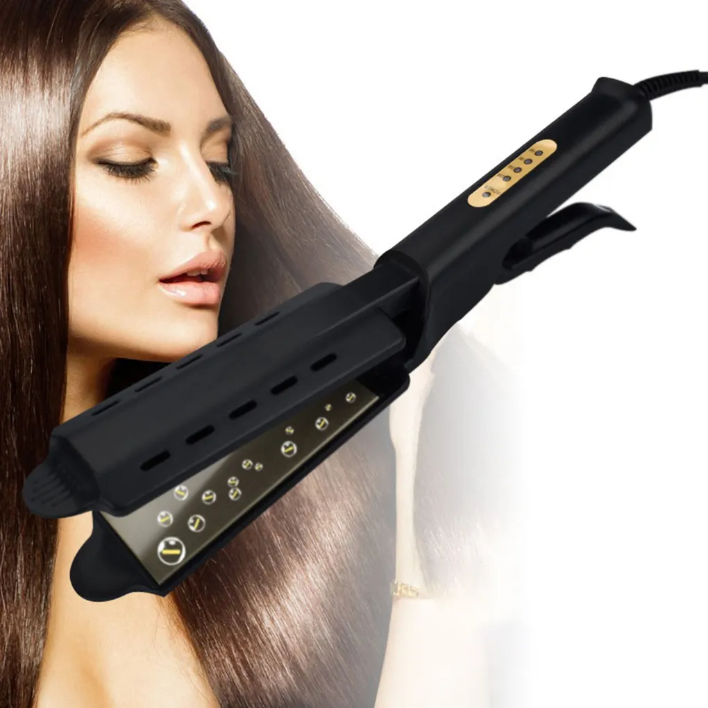 Hair Straightener Four-gear Temperature Adjustment Ceramic Tourmaline Ionic Flat