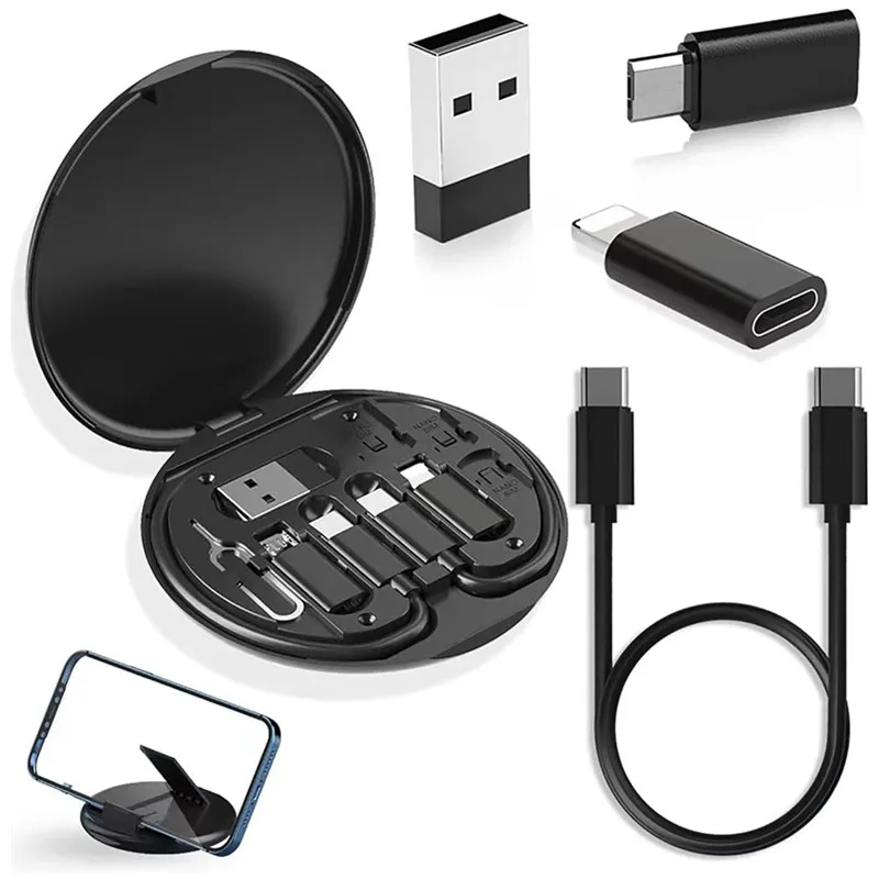 60W Type-C To USB C To Micro To Lighting Fast Charging Cable Adapter Kit for IPh