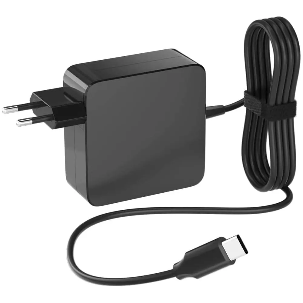 65W USB C Power Adapter Type C Power PD Wall Fast Charger Fort Mac Book Pro, Del
