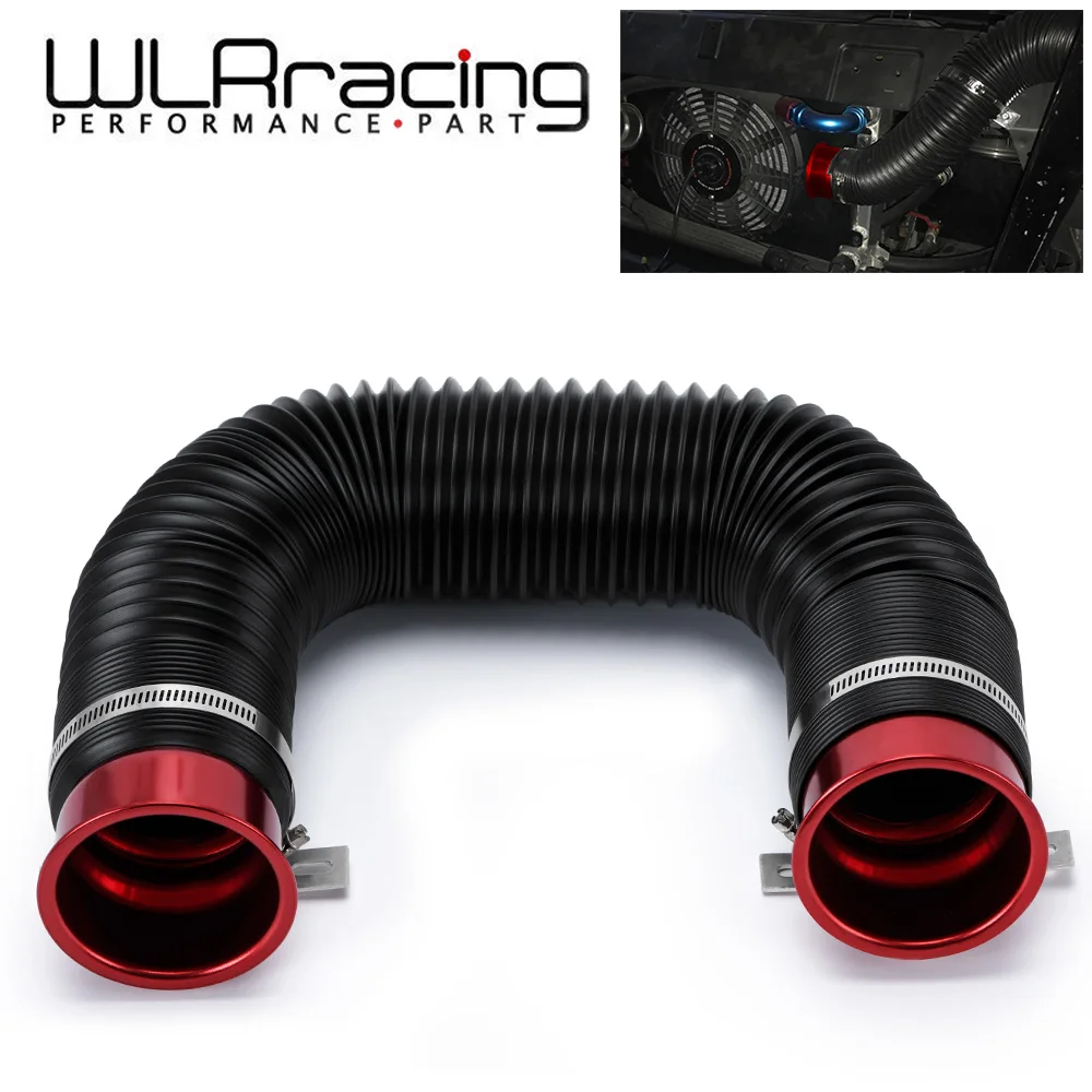 76mm / 3 inch Universal Flexible Car Engine Cold Air Intake Hose Inlet Ducting F